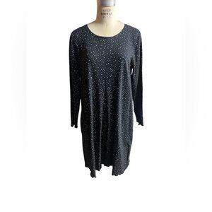 Gudrun Sjodan L black confetti print dress